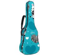 Eslifey Sac de transport pour guitare acoustique - Motif panda - Éléphant - Réglable - 101,6 cm - 101,6 cm - 106,7 cm, Multicolore 4., 42.9x16.9x4.7 in, Organiseur de sac