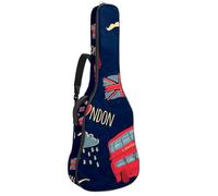 Eslifey Sac de transport pour guitare acoustique Motif papillon avec peinture à l'huile florale Sangle d'épaule réglable 101,6 cm 101,6 cm 106,7 cm, Multicolore 9., 42.9x16.9x4.7 in, Organiseur de sac