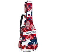 Eslifey Sac de transport pour guitare acoustique, peinture aquarelle, phare, bandoulière réglable, 101,6 cm, 104,1 cm, 106,7 cm, multicolore 2, 42.9x16.9x4.7 in, Organiseur de sac