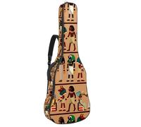 Eslifey Sac de transport pour guitare acoustique, peinture chinoise, prunier, bandoulière réglable, 101,6 cm, 104,1 cm, 106,7 cm, Multicolore 10., 42.9x16.9x4.7 in, Organiseur de sac