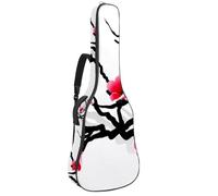 Eslifey Sac de transport pour guitare acoustique, peinture chinoise, prunier, bandoulière réglable, 101,6 cm, 104,1 cm, 106,7 cm, multicolore 1, 42.9x16.9x4.7 in, Organiseur de sac