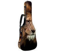 Eslifey Sac de transport pour guitare acoustique - Portrait du roi Lion - Bandoulière réglable - 101,6 cm - 101,6 cm - 106,7 cm, multicolore 1, 42.9x16.9x4.7 in, Organiseur de sac