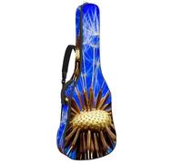 Eslifey Sac de transport pour guitare acoustique, silhouette de cowboy sauvage, sangle d'épaule réglable, 101,6 cm, 104,1 cm, 106,7 cm, Multicolore 6., 42.9x16.9x4.7 in, Organiseur de sac