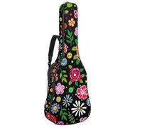 Eslifey Sac de transport pour guitare acoustique vintage Ancre Ancre Boussole Bandoulière réglable 101,6 cm 104 106,7 cm, Multicolore 4., 42.9x16.9x4.7 in, Organiseur de sac