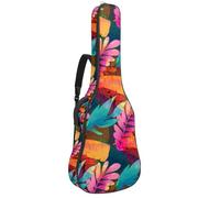 Eslifey Sac de transport pour guitare acoustique vintage Ancre Ancre Boussole Bandoulière réglable 101,6 cm 104 106,7 cm, Multicolore 7., 42.9x16.9x4.7 in, Organiseur de sac