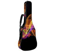 Eslifey Sac de transport pour guitare acoustique vintage Ancre Ancre Boussole Bandoulière réglable 101,6 cm 104 106,7 cm, Multicolore 10., 42.9x16.9x4.7 in, Organiseur de sac