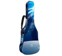 Eslifey Sac de transport vintage pour guitare acoustique Let's Go for a Ride Bicycle avec bandoulière réglable 101,6 cm, 104,1 cm, 106,7 cm, Multicolore 6., 42.9x16.9x4.7 in, Organiseur de sac