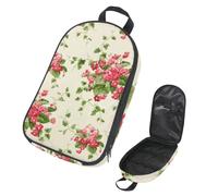 Eslifey Sac de voyage pour ustensiles de cuisine de camping, motif plumes tribales, sac de rangement portable pour barbecue, camping, ustensiles de cuisine, multicolore 2, 14.7x8.74x2.17in