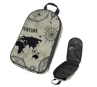 Eslifey Sac de voyage pour ustensiles de cuisine de camping, sac de rangement portable pour barbecue, camping, ustensiles de cuisine, Multicolore 13., 14.7x8.74x2.17in/36x22.2x25.5cm, Organiseur de