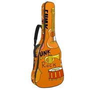 Eslifey Sac pour guitare acoustique avec bandoulière réglable Motif éléphant amusant assis sur les toilettes 101,6 cm 104 106,7 cm, Multicolore 4., 42.9x16.9x4.7 in, Organiseur de sac