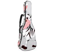 Eslifey Sac pour guitare acoustique avec bandoulière réglable Motif éléphant amusant assis sur les toilettes 101,6 cm 104 106,7 cm, Multicolore 5., 42.9x16.9x4.7 in, Organiseur de sac