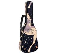 Eslifey Sac pour guitare acoustique - Motif étoiles et licorne - Bandoulière réglable - 101,6 cm - 101,6 cm - 106,7 cm, multicolore, 42.9x16.9x4.7 in, Organiseur de sac