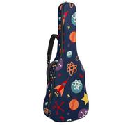 Eslifey Sac pour guitare acoustique - Motif hipster - Licorne - Cheval - Bandoulière réglable - 101,6 cm - 104 - 106,7 cm, Multicolore 8., 42.9x16.9x4.7 in, Organiseur de sac