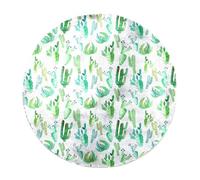 Eslifey Tapis à poils longs extra large - 160 cm - Pour salon, chambre à coucher - Décoration d'intérieur - Motif floral tropical mexicain