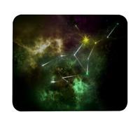 Eslifey Tapis de souris confortable avec illustration d'horoscope du zodiaque, signe astrologique, tapis de souris de bureau, 21 x 25 cm, base en caoutchouc antidérapant, améliore la vitesse et la