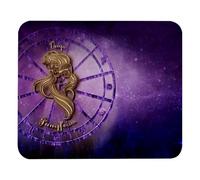 Eslifey Tapis de souris confortable - Signe du zodiaque vierge - Horoscope Astrologie - Tapis de souris de bureau - 21 x 25 cm - Base en caoutchouc antidérapante - Améliore la vitesse et la précision