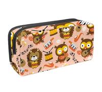 Eslifey Trousse à crayons, bateau à voile, boussole, roue, pieuvre, homard, espadon, grande capacité, Multicolore 3., 2.3x8.2x3.9in/6x21x10cm, Trousse de beauté