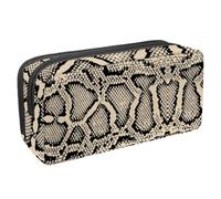 Eslifey Trousse à crayons, chapeau de Noël flamant rose avec motif cœur de canne à sucre d'orge grande capacité, multicolore 2, 2.3x8.2x3.9in/6x21x10cm, Trousse de beauté