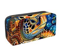 Eslifey Trousse à crayons, fleurs et libellules - Grande capacité - Pochette à crayons - Trousse à crayons, Multicolore 3., 2.3x8.2x3.9in/6x21x10cm, Trousse de beauté