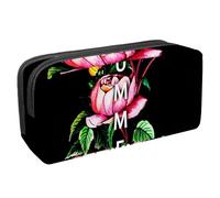 Eslifey Trousse à crayons, mandala indien psychédélique au henné grande capacité, Multicolore 7., 2.3x8.2x3.9in/6x21x10cm, Trousse de beauté