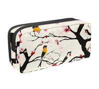 Eslifey Trousse à crayons, motif amour et géométrie, grande capacité, trousse à crayons, papeterie, Multicolore 6., 2.3x8.2x3.9in/6x21x10cm, Trousse de beauté