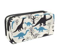 Eslifey Trousse à crayons, motif libellules colorées foncées, grande capacité, Multicolore 10., 2.3x8.2x3.9in/6x21x10cm, Trousse de beauté