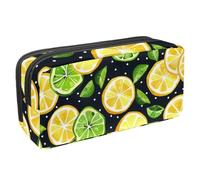 Eslifey Trousse à crayons, motif plumes de paon dorées, grande capacité, trousse à crayons, papeterie, Multicolore 4., 2.3x8.2x3.9in/6x21x10cm, Trousse de beauté