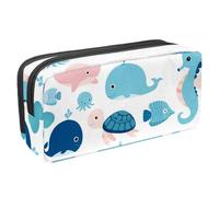 Eslifey Trousse à crayons, soleil magique, lune, étoile de grande capacité, trousse à crayons, Multicolore 3., 2.3x8.2x3.9in/6x21x10cm, Trousse de beauté