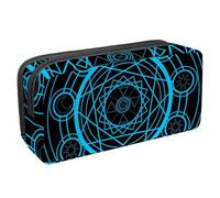 Eslifey Trousse à crayons, soleil magique, lune, étoile de grande capacité, trousse à crayons, multicolore 1, 2.3x8.2x3.9in/6x21x10cm, Trousse de beauté