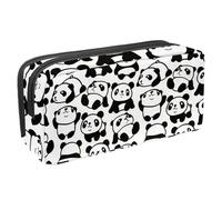 Eslifey Trousse à crayons, tournesols sur une rayure noire et blanche, motif été, grande capacité, trousse à crayons, Multicolore 8., 2.3x8.2x3.9in/6x21x10cm, Trousse de beauté