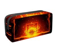 Eslifey Trousse à crayons, trousse à crayons de grande capacité avec motif d'extraterrestre vert UFO Moon, multicolore 2, 2.3x8.2x3.9in/6x21x10cm, Trousse de beauté