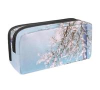 Eslifey Trousse à crayons, trousse à crayons de grande capacité, motif lune endormie, trousse à crayons, Multicolore 6., 2.3x8.2x3.9in/6x21x10cm, Trousse de beauté