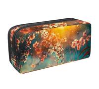 Eslifey Trousse à crayons, violon dans le feu et l'eau, grande capacité, trousse à crayons, Multicolore 4., 2.3x8.2x3.9in/6x21x10cm, Trousse de beauté