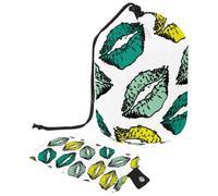 Eslifey Trousse de maquillage de voyage - Multifonctionnel - Sac de toilette rond - Poche de rangement - Animaux amusants - Hibou, raton laveur, licorne, vache, ours, chat, Multicolore 6.,