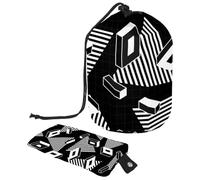 Eslifey Trousse de maquillage de voyage - Multifonctionnel - Sac de toilette rond - Poche de rangement - Animaux amusants - Hibou, raton laveur, licorne, vache, ours, chat, multicolore 2,