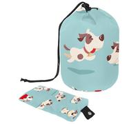 Eslifey Trousse de maquillage de voyage - Multifonctionnelle - Organiseur rond - Poche de rangement - Abstrait coloré - Pour les coups de pinceau d'été, multicolore 2, 9.9x6.9in/25.2x17.6cm