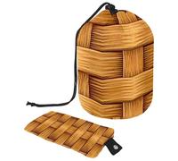 Eslifey Trousse de maquillage de voyage - Multifonctionnelle - Organiseur rond - Poche de rangement - Abstrait coloré - Pour les coups de pinceau d'été, Multicolore 3., 9.9x6.9in/25.2x17.6cm