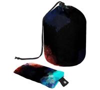 Eslifey Trousse de maquillage de voyage - Multifonctionnelle - Organiseur rond - Poche de rangement - Corbeau - Nuit effrayante - Obscurité effrayante, Multicolore 4., 9.9x6.9in/25.2x17.6cm