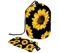 Eslifey Trousse de maquillage de voyage - Multifonctionnelle - Organiseur rond - Poche de rangement - Licorne mystérieuse - Galaxie violette, Multicolore 3., 9.9x6.9in/25.2x17.6cm