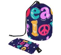 Eslifey Trousse de maquillage de voyage - Multifonctionnelle - Organiseur rond - Poche de rangement - Papillons et fleurs, Multicolore 3., 9.9x6.9in/25.2x17.6cm