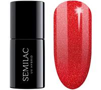 Esmalte Semipermanente Semilac - 347 Pretty Red Glitter - 7Ml Soins personnels et santé