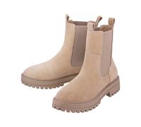 esmara® Bottines en cuir Premium femme (taupe, 39)