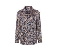 esmara® Chemise en satin femme (bleu/bronze)