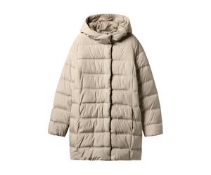 ESMARA® Doudoune longue thermique femme (beige, XXL (50/52))