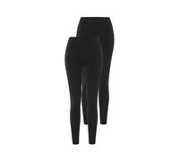 esmara® Lot de 2 leggings femme (noir, M(38/40))
