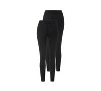 esmara® Lot de 2 leggings femme (noir, S (34/36))