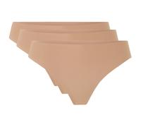 ESMARA® Lot de 3 strings invisibles femme (beige, XL(46/48))