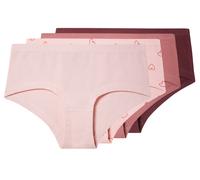 esmara® Lot de 4 culottes fille (bourgogne/rose, 12-14 ans)