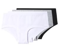 esmara® Lot de 4 culottes fille (noir/gris/blanc, 10-12 ans)
