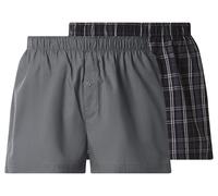 esmara Men Lot de 2 Caleçons homme (carré/gris, XL)